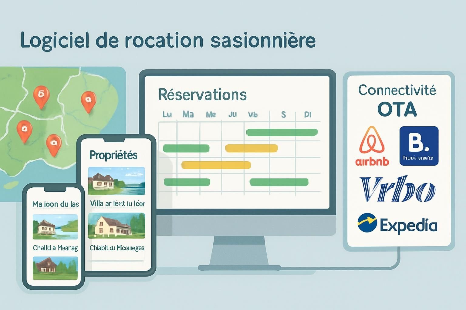 Découvrez notre guide complet sur le Channel Manager pour la location saisonnière, destiné aux propriétaires souhaitant optimiser la gestion de leurs annonces et maximiser leurs réservations.