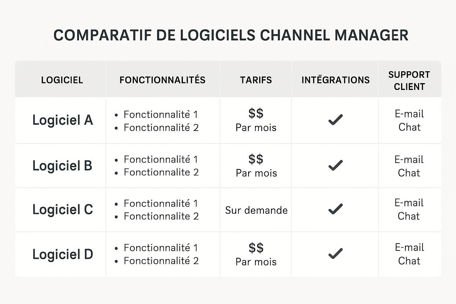 Découvrez notre comparatif 2026 des meilleurs Channel Managers pour optimiser la gestion de vos canaux de vente. Analyse complète des solutions performantes pour choisir l'outil adapté à vos besoins.